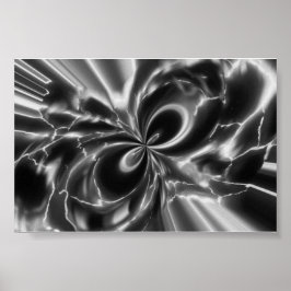 Black and White Poster