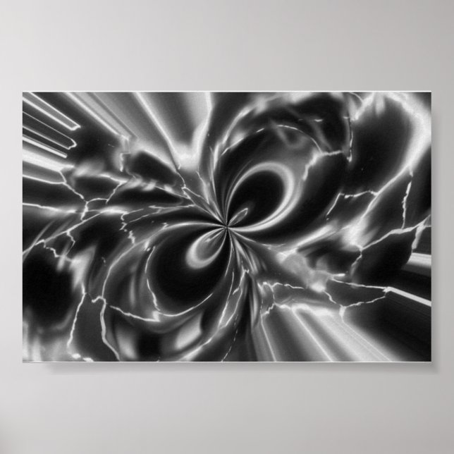 Black and White Poster (Vorne)