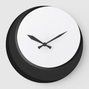 Black and White Retro Modern Kitchen Wall Clock Große Wanduhr