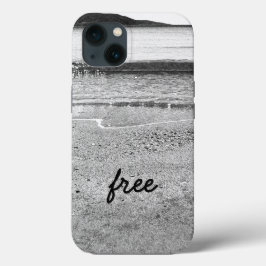 Black and White Sand Beach Case-Mate iPhone Case