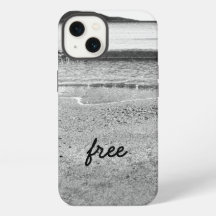 Black and White Sand Beach Case-Mate iPhone Case