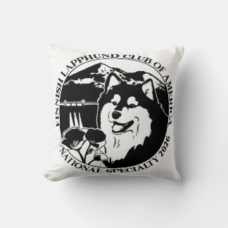 Black and White Square Pillow Kissen