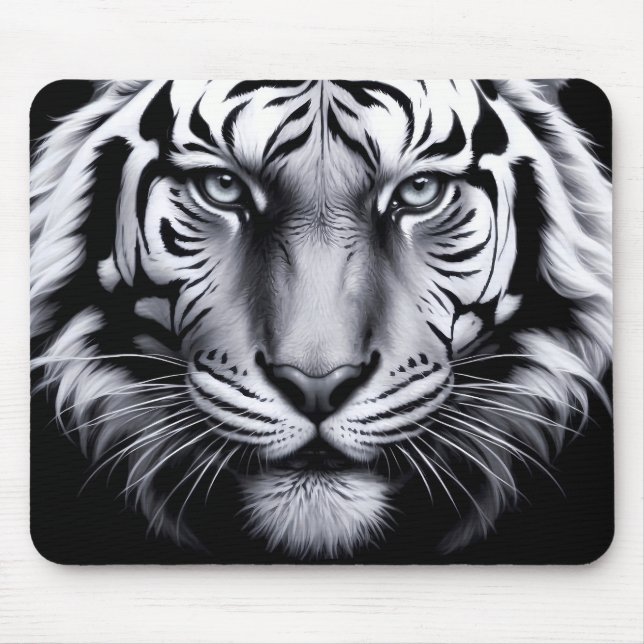 black and white tiger mousepad (Vorne)