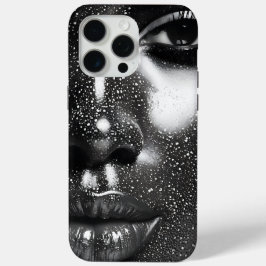 Black and White Woman Portrait Case-Mate iPhone Hülle