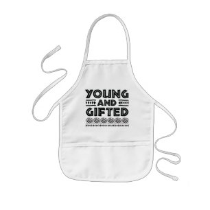 Black and White Young und Gifts African Graphic Kinderschürze