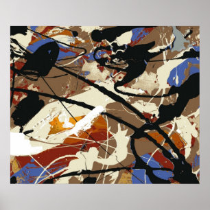 Black Angel - Expressionist Fine Art Poster -