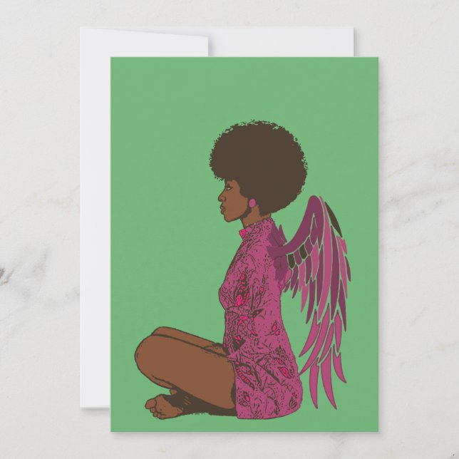 Black Angell Einladung (Vorderseite)