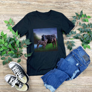 Black Angus Cow and Calf T-Shirt