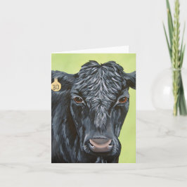 Black Angus Folded Card Ankündigung