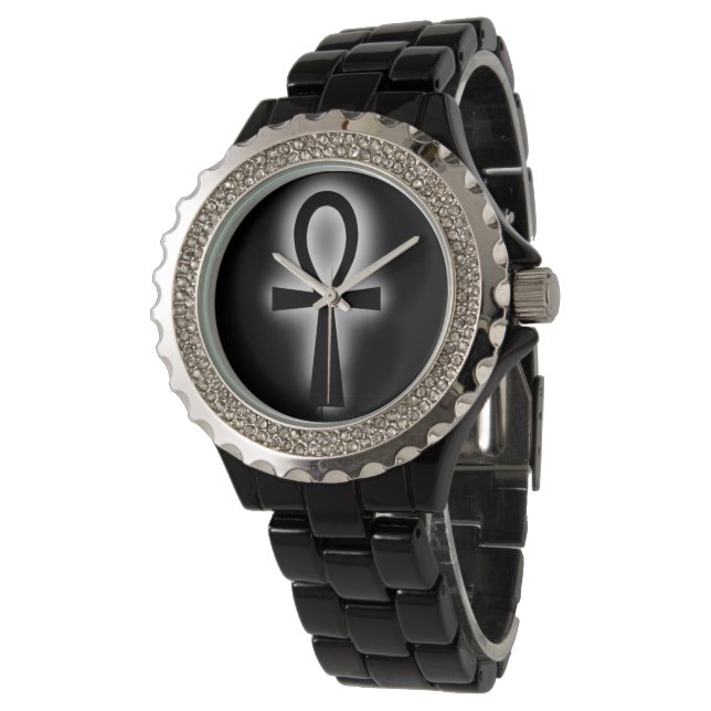 Black Ankh Watch von DAP Apparel Armbanduhr (Schrägansicht)