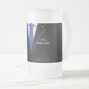 Black Anzug Business Glass Bierbrauer Tasse - Ihr
