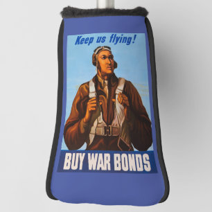 Black Aviators: Militärischer Kampfdienst der USA Golf Headcover