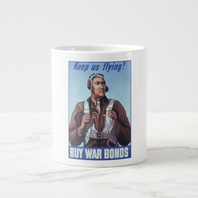Black Aviators: Militärischer Kampfdienst der USA Jumbo-Tasse (Vorderseite)