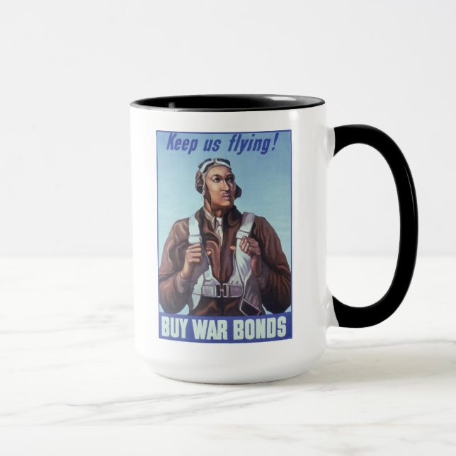 Black Aviators: Militärischer Kampfdienst der USA Tasse (Rechts)