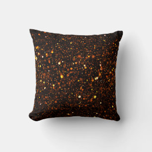 Black Background Beautiful Bokeh Kissen