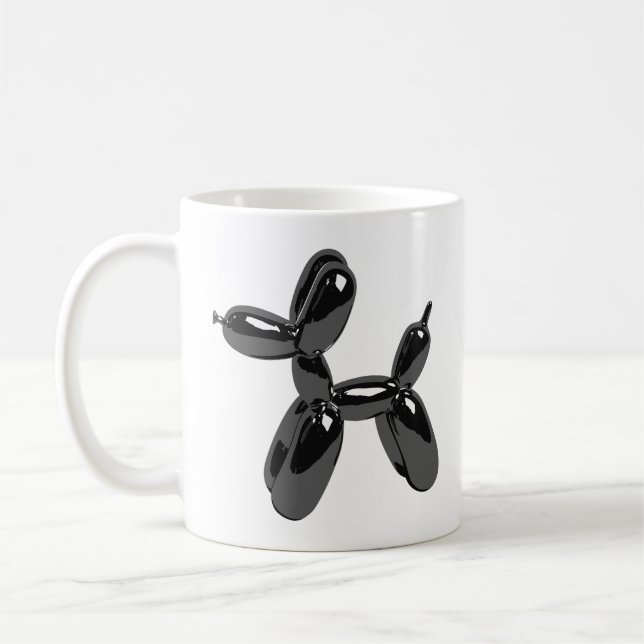 Black Balloon Dog  Kaffeetasse (Links)