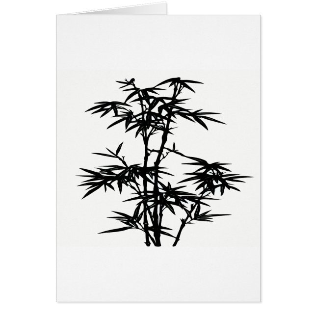 Black Bamboo Silhouette (Vorne)