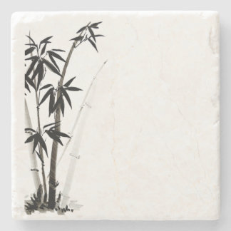 Black Bamboo - Tinte Steinuntersetzer