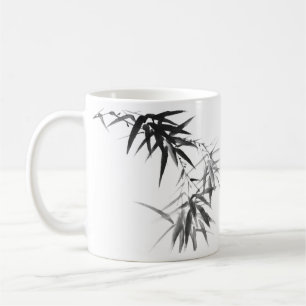 Black Bamboo Twig Kaffeetasse