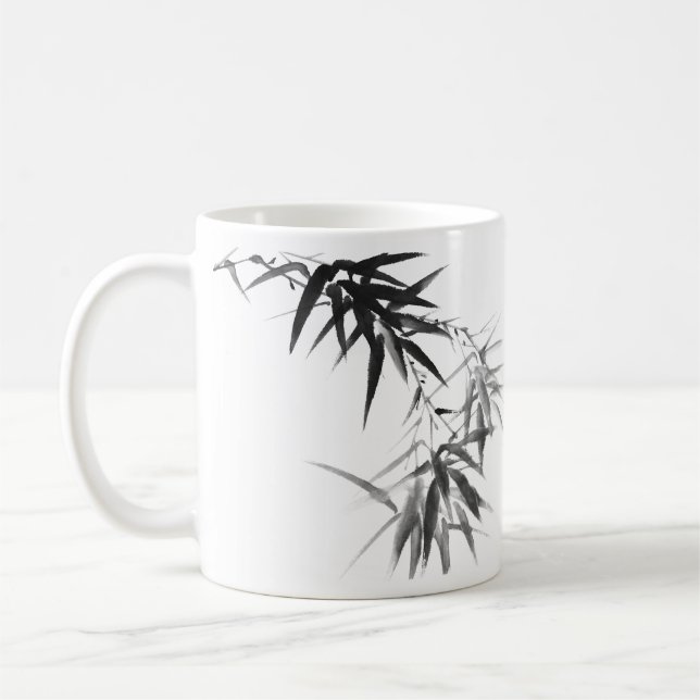Black Bamboo Twig Kaffeetasse (Links)