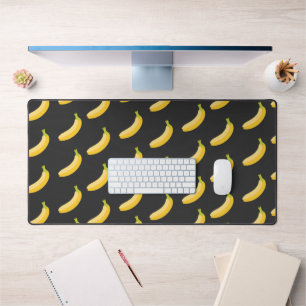 Black Banana 🍌 Pattern Schreibtischunterlage