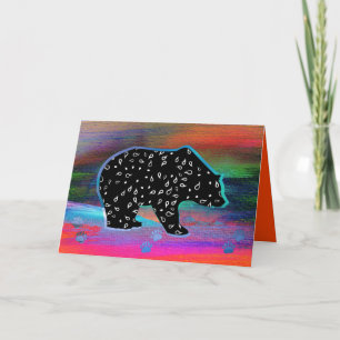 Black Bar Spirit Northern Light Colour Card Karte