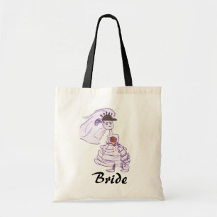 Black Baseball Cap Bride Tragetasche