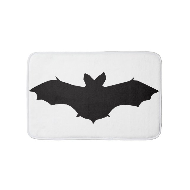 Black Bat Bath Mat Badematte (Vorderseite)