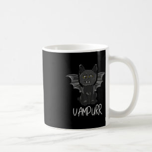 Black Bat Cat Halloween Vampire Vampurkostüm Kaffeetasse
