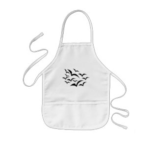 Black Bat Cloud Kids Kochen Schürze