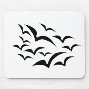 Black Bat Cloud Kids Mousepad