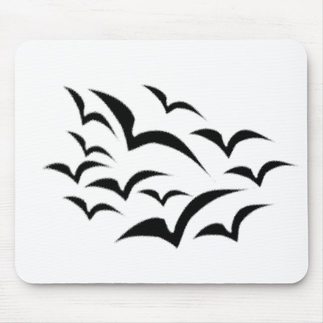 Black Bat Cloud Kids Mousepad (Vorne)