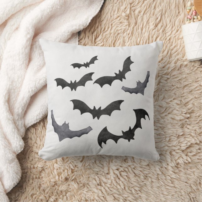 Black Bat Halloween Kissen (Decke)