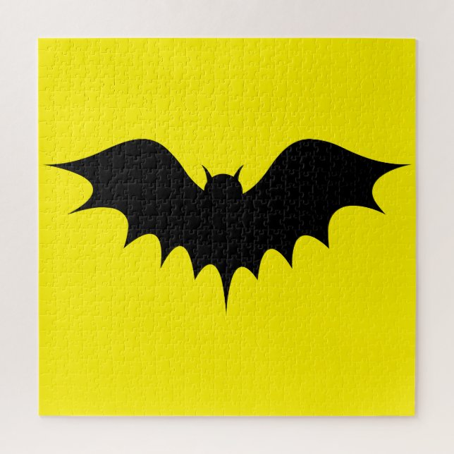 Black Bat Jigsaw Puzzle, gelb (Vertikal)