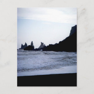 Black Beach Postkarte