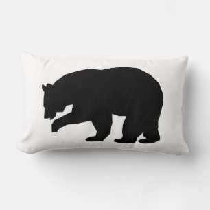 BLACK BEAR LUMBAR PILLOW LENDENKISSEN