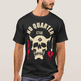 Black Beard No Quarter 1718 T-Shirt