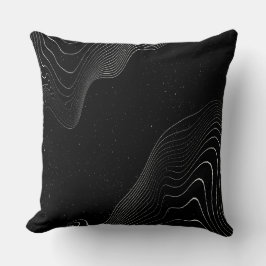 Black Beasutifl Pillow Kissen