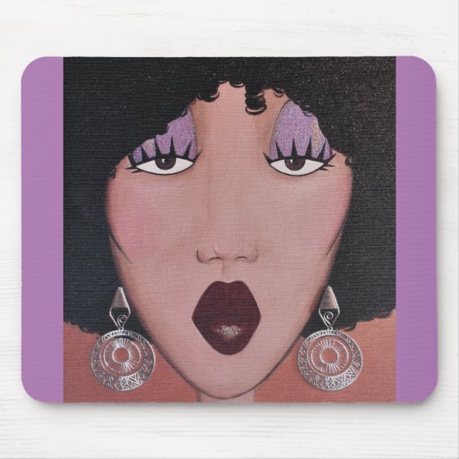 "Black Beauty Diva" Mousepad (Vorne)