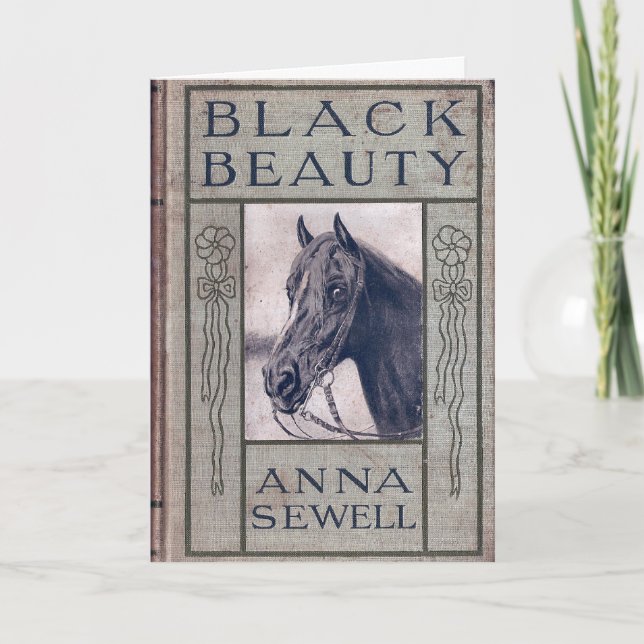 Black Beauty First Edition Cover, Geburtstag Karte (Vorderseite)