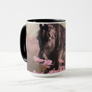 Black Beauty Friesian Horse - Tasse, Cup, Trinkbeh Tasse