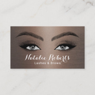 Black Beauty Lashes und Fragen Sie nach den Regeln Visitenkarte