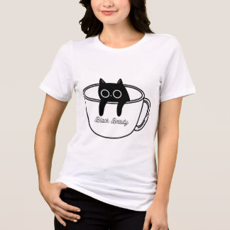 Black Beauty Süße Tasse Kaffee Grafik T-Shirt Tri-Blend Shirt