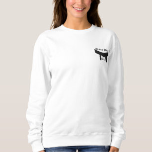 Black Belt Besticktes Sweatshirt