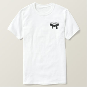 Black Belt Besticktes T-Shirt