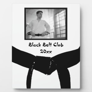Black Belt Club Foto Keepake Fotoplatte