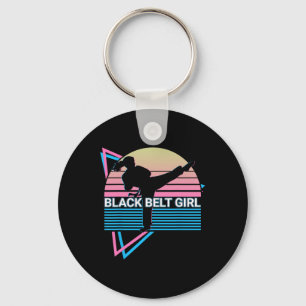 Black Belt Girl - Judo Karate Jiu Jitsu Taekwondo Schlüsselanhänger