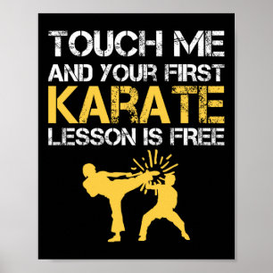 Black Belt Karate Poster