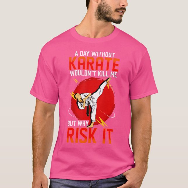 Black Belt Karate T-Shirt (Vorderseite)