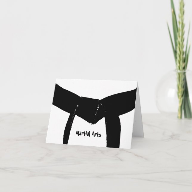 Black Belt Karte (Vorderseite)